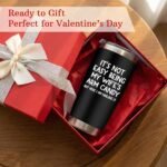 Valentines Day Gifts For Husband from Wife - 20 oz Stainless Steel Insulated Coffee Tumbler with Lid - Anniversary Wedding Birthday Gifts for Him Men Husband from Wife, Presents for Men - Image 6