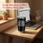 Valentines Day Gifts For Husband from Wife - 20 oz Stainless Steel Insulated Coffee Tumbler with Lid - Anniversary Wedding Birthday Gifts for Him Men Husband from Wife, Presents for Men - Image 8