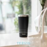 Tervis Traveler Inkreel Butterfly Wing Triple Walled Insulated Tumbler Travel Cup Keeps Drinks Cold & Hot, 20oz, Stainless Steel - Image 7