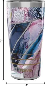 Tervis Traveler Inkreel Butterfly Wing Triple Walled Insulated Tumbler Travel Cup Keeps Drinks Cold & Hot, 20oz, Stainless Steel - Image 10