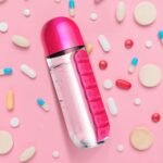 Asobu Combine Daily Pill Box Organizer with Water Bottle, 20 oz, (Red) - Image 3