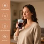 Glass Cups with Lids and Straws,16oz/480ml Reusable Iced Coffee Glasses & Juice Bottles,Cold Brew Tumblers with Leakproof Lids,BPA-Free Glass Jars for Juicing,Matcha,Tea,Smoothie (Grey) - Image 5