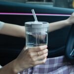 Glass Cups with Lids and Straws,16oz/480ml Reusable Iced Coffee Glasses & Juice Bottles,Cold Brew Tumblers with Leakproof Lids,BPA-Free Glass Jars for Juicing,Matcha,Tea,Smoothie (Grey) - Image 7