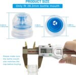 30PCS 28mm Push Pull Cap, Replacement Water Bottle Flip Tops with Seal Tab for Smart Bottles or Soda Water Bottles - Image 4