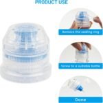 30PCS 28mm Push Pull Cap, Replacement Water Bottle Flip Tops with Seal Tab for Smart Bottles or Soda Water Bottles - Image 5