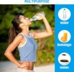 30PCS 28mm Push Pull Cap, Replacement Water Bottle Flip Tops with Seal Tab for Smart Bottles or Soda Water Bottles - Image 6