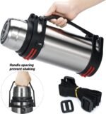 Large Thermosflask- 101oz Stainless Steel Insulated Bottle for Travel with BPA Free Cup - 3L Oversized Vacuum Insulated Thermoses with Handle and Strap for Hot & Cold Drinks - Image 5