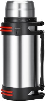 Large Thermosflask- 101oz Stainless Steel Insulated Bottle for Travel with BPA Free Cup - 3L Oversized Vacuum Insulated Thermoses with Handle and Strap for Hot & Cold Drinks - Image 8