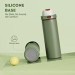 POWCAN 24 oz Insulated Water Bottle for Men: 2-in-1 Push-Button Spout & Quick-Flip Straw, Leakproof, Cold 24Hrs, Fits Car Cup Holder, Stainless Sports Bottle for Travel, Camping, Gift (Hunter Crest) - Image 5