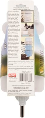 Lixit® Top Fill No Drip Water Bottles for Rabbits, Ferrets, Hamsters, Guinea Pigs, Rats, Chinchillas and Other Small Animals - Made in USA (Granite (Pack of 1), 44 Ounce) - Image 3