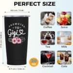 Promoted To Gigi 20 OZ Vacuum Insulated Tumbler with Leak-Proof Lid - Funny Gift for Grandma, Nana, Mimi, Grammy, New Grandma to Be - Birthday, Mothers Day, Christmas - Image 3