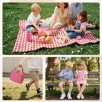 MAISON HUIS Bento Box for Kids with 8oz Soup Thermo, Insulated Lunch Bag & 17oz Water Bottle, 2-Compartment Bento Box with Built-In Ice Pack, Leak-Proof & BPA-Free (Pink) - Image 5