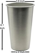LaserGram Personalized Cup, Giraffe, Stainless Steel Reusable Shatterproof Tumbler, Custom Engraved Gift (16oz / 473ml, Stainless Steel) - Image 4