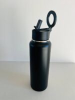 40oz Сoffee, Protein, Water Bottle – Vacuum Insulated Stainless Steel Cup, Leakproof, Black Travel Mug for Gym, Hot and Cold Coffee or Protein shake, Work, Hiking, Traveling, Sport best choice - Image 6