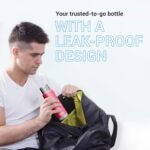 Milton Elfin 300 Thermosteel 24 Hours Hot and Cold Water Bottle, 300 ml, Pink | Leak Proof | Easy to Carry | Office Bottle | Hiking | Trekking | Travel Bottle | Gym | Home | Kitchen Bottle - Image 6