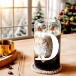 Christmas Gifts for Women: Initial Glass Cup as Office Graduation Memorial Holiday Personalized Gifts - for Mom Grandma Wife Girlfriend Sister Daughter Friend Christmas Gifts - D Aesthetic Cup - Image 5