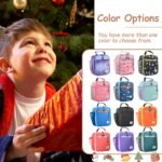 Lunch Box Kids,Premium Insulated Lunch Bag for Girls Boys,Soft Bag Mini Cooler Back to School Thermal Reusable Lunch Bag for Work School Picnic （Brown Dino - Image 3