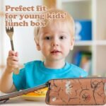 Lunch Box Kids,Premium Insulated Lunch Bag for Girls Boys,Soft Bag Mini Cooler Back to School Thermal Reusable Lunch Bag for Work School Picnic （Brown Dino - Image 8