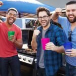 Rolling Sands 16 Oz Reusable Plastic Stadium Cups, Bulk 50 Pk, USA Made, BPA-Free Dishwasher Safe Plastic Tumblers, Blue - Image 7