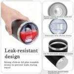 36 Pack 20 Oz Stainless Steel Bulk Tumblers with Lids Black Outdoor Travel Mug Powder Coated Double Wall Leakproof Insulated Cup, for Home Hot Office Party Cold Drinks - Image 4