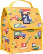 Wildkin Kids Insulated Lunch Bag – Reusable, Ideal for Hot/Cold Snacks, School & Travel - Under Construction - Image 5