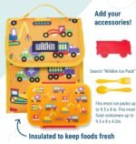 Wildkin Kids Insulated Lunch Bag – Reusable, Ideal for Hot/Cold Snacks, School & Travel - Under Construction - Image 7