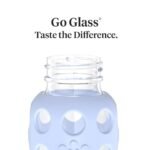 Lifefactory Glass Baby Bottle with Stage 1 Nipple and Protective Silicone Sleeve Blanket 4 Oz - Image 4