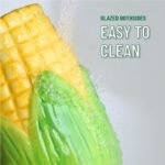 Corn Ceramic Hamster Water Bottle Stand with Food Bowl, Syrian, Gerbil, mice Water Bottles with Holder Water Feeder for Small Animals, Hamster Cage Accessories - Image 4