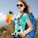 40oz Insulated Water Bottle - 2-in-1 Leak-Proof Lid (Sip/Straw) + Handle, Stainless Steel Bottle for Sports, Commuting, Office Work, Outdoor Activities, Orange, 1 Pack - Image 6