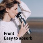 Super Sparrow Water Bottle Insulated - 17 Oz / 25 Oz / 32 Oz - Standard Mouth FlipFlow Flask - BPA Free, Leak Proof Drink Bottle- Ergonomic Straw Water Bottle for Work, Gym, Travel, Sports, Outdoor - Image 5