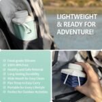 Collapsible Water Bottles 24.3oz, Foldable Travel Water Bottle, Portable & Lightweight, Leakproof & Reusable for Traveling Camping Hiking Yoga Sports Outdoor School Office, 1 Pack, Green - Image 4