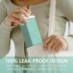 Collapsible Water Bottles 24.3oz, Foldable Travel Water Bottle, Portable & Lightweight, Leakproof & Reusable for Traveling Camping Hiking Yoga Sports Outdoor School Office, 1 Pack, Green - Image 5