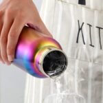 17Oz 304 Stainless Steel Water Bottles, Double Wall Vacuum Insulated Water Bottle, Metal Sport Water Thermos for Outdoor Travel Picnic (Rainbow Color) - Image 4
