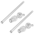 Nuby Thirsty Kids Reflex Flip-it 2 Pack Replacement Spout and Extension Straw Sets - Image 3