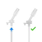 Nuby Thirsty Kids Reflex Flip-it 2 Pack Replacement Spout and Extension Straw Sets - Image 4