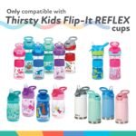 Nuby Thirsty Kids Reflex Flip-it 2 Pack Replacement Spout and Extension Straw Sets - Image 5