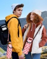 Water Bottle Carrier with Strap - Handheld Kids Water Bottle Holder for 10-16 oz / 14-20 oz Cute Cartoon Design Neoprene Crossbody Bottle Sling Bag for Boys Girls - Image 3