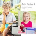 Lunch Box Kids,Premium Insulated Lunch Bag for Girls Boys,Soft Bag Mini Cooler Back to School Thermal Reusable Lunch Bag for Work School Picnic (Gray) - Image 3