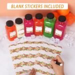 AuroTrends 8 oz Glass Bottles with Lids 3Pack, 250ml Glass Juice Bottles with Lids 8 oz for Water, Kombucha, Coffee - (8fl.oz, Set of 3) - Image 7