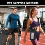 MoKo Magnetic Gym Bag, Magnetic Water Bottle Holder with Clear Phone Pouch, Built-in 4 Magnets Fitness Bag for Men and Women Compatible with Most Water Bottles, Gym Accessories Gifts, Black - Image 5