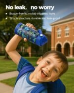 Choco Mocha Kids Water Bottle For School, Kids Insulated Water Bottle Stainless Steel for Boys,14Oz Double Blue Shark - Image 3
