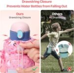 Water Bottle Carrier for Kids - Water Bottle Holder with Strap, Boys Girls Water Bottle Sling Bag for 10/12/14/16/18Oz Water Bottles Walking Hiking Camping - Image 5