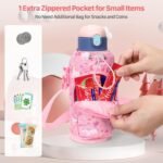 Water Bottle Carrier for Kids - Water Bottle Holder with Strap, Boys Girls Water Bottle Sling Bag for 10/12/14/16/18Oz Water Bottles Walking Hiking Camping - Image 6