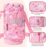 Water Bottle Carrier for Kids - Water Bottle Holder with Strap, Boys Girls Water Bottle Sling Bag for 10/12/14/16/18Oz Water Bottles Walking Hiking Camping - Image 9