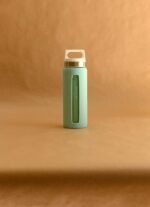 Sigg - Glass Water Bottle - Dream Glacier - Soft Silicon Cover - Leakproof - Dishwasher Safe - BPA Free - Broscilate Glass - 22 Oz - Image 3