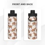 Capybara Gifts Capybara Cup Mug Kawaii Water Bottle Stainless Steel Vacuum Insulated Bottle for Hot or Cold Drinks Adorable Travel Mug - Image 4