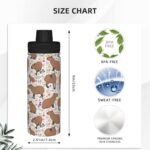 Capybara Gifts Capybara Cup Mug Kawaii Water Bottle Stainless Steel Vacuum Insulated Bottle for Hot or Cold Drinks Adorable Travel Mug - Image 5