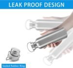 2 Pack 304 Stainless Steel Sports Water Bottles, 26 Oz Single Wall Metal Water Bottle with Handle, Non-Insulated Water Bottle for Cyclists, Runners, Picnics, Camping - Image 6