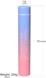 Insulated Water Bottle, Coffee Thermos Mug, Double Wall Vacuum Insulation, Skinny Mini Slim Stainless Steel Water Bottle, 8.5 Oz (Gradient Blue 250ml) - Image 5