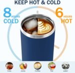 Custom Dad Tumbler with Kids Names, Personalized 40 Oz Tumbler with Handle and Straw, Personalized Birthday Gifts for Dad Husband - Image 4